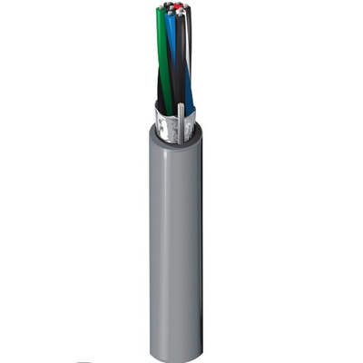 Belden Twisted Pair Data Cable, 4 Pairs, 0.2 mm², 8 Cores, 24 AWG, Screened, 152m, Chrome Sheath