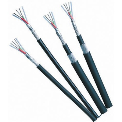 Belden Twisted Pair Data Cable, 1 Pairs, 0.9 mm², 2 Cores, 18 AWG, Screened, 120m, Black Sheath