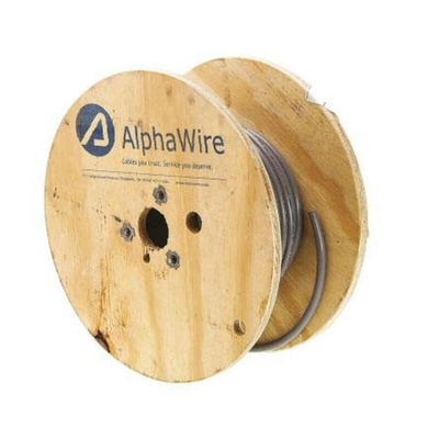 Alpha Wire Multicore Industrial Cable, 0.2 mm², 12 Cores, 24 AWG, Screened, 30m, Grey Sheath