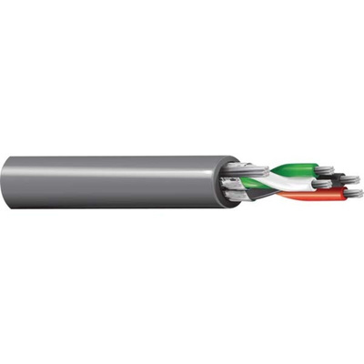 Belden Multipair Industrial Cable, 2 Pairs, 0.33 mm², 22 AWG, Screened, 152m, Chrome Sheath