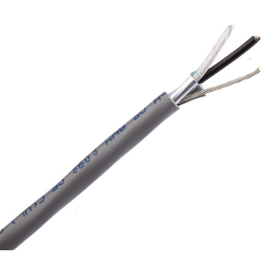Belden Multicore Industrial Cable, 0.36 mm², 3 Cores, 22 AWG, Screened, 152m, Chrome Sheath