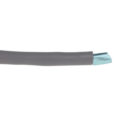 Alpha Wire Twisted Pair Data Cable, 2 Pairs, 0.23 mm², 4 Cores, 24 AWG, Screened, 30m, Grey Sheath