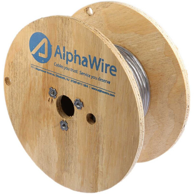 Alpha Wire Twisted Pair Data Cable, 5 Pairs, 0.23 mm², 10 Cores, 24 AWG, Screened, 30m, Grey Sheath