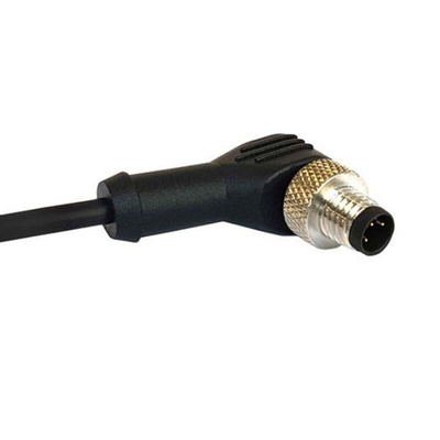 Bulgin Right Angle Male 5 way M12 to Unterminated Sensor Actuator Cable, 1m