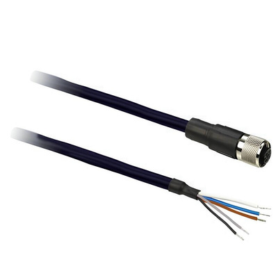 Telemecanique Sensors Female 3 way M12 to Female M12 Sensor Actuator Cable, 5m