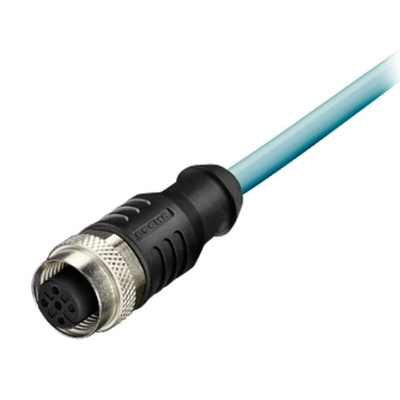 Kübler Female 5 way M12 to Unterminated Sensor Actuator Cable, 2m