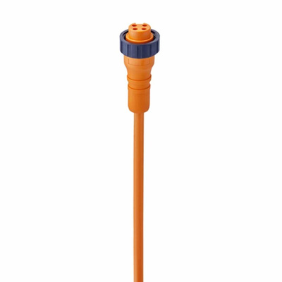 Lumberg Automation Straight Female 4 way 7/8 in Circular to Unterminated Sensor Actuator Cable, 10m