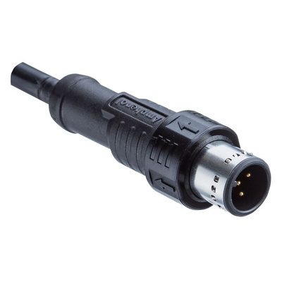 Amphenol Male 8 way M12 to Unterminated Sensor Actuator Cable, 10m