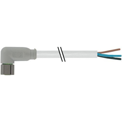Murrelektronik Limited Right Angle Female 3 way M8 to Unterminated Sensor Actuator Cable, 10m