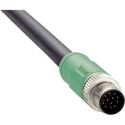 Sick Male 12 way M12 to Unterminated Sensor Actuator Cable, 20m