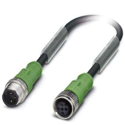 Phoenix Contact M12 to M12 Sensor Actuator Cable, 10m