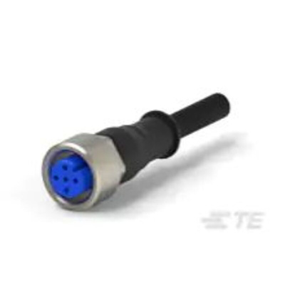 TE Connectivity Straight Female M12 to Female Sensor Actuator Cable, 3m