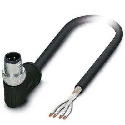 Phoenix Contact Straight Male M12 to Sensor Actuator Cable, 10m