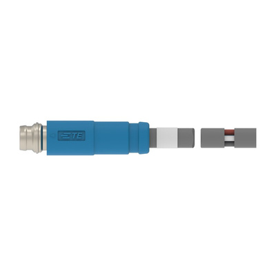 TE Connectivity Straight Male 5 way M8 to Pigtail Cable Assembly, 2.5m
