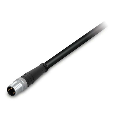 Wago Straight Male 3 way M8 to Unterminated Actuator/Sensor Cable, 1.5m