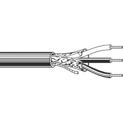 Belden Data Cable, 0.57 mm², 3 Cores, 20 AWG, Screened, 152m, Grey Sheath