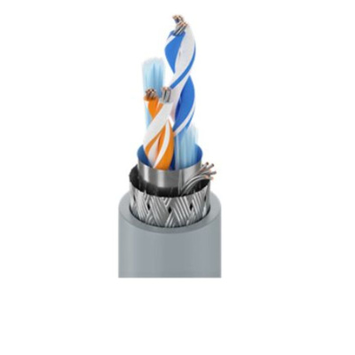 Belden Twisted Pair Data Cable, 2 Pairs, 0.07 mm², 4 Cores, 28 AWG, Screened, 152m, Chrome Sheath