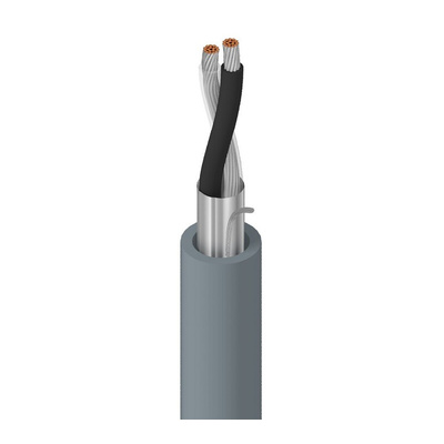 Belden Twisted Pair Data Cable, 1 Pairs, 0.8 mm², 2 Cores, 18 AWG, Screened, 304m, Chrome Sheath