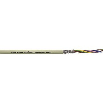 Lapp Multicore Data Cable, 0.25 mm², 25 Cores, 24 AWG, Screened, 100m, Grey Sheath