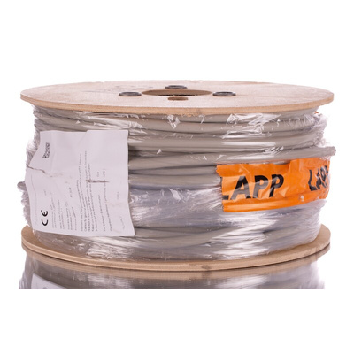 Lapp Multicore Data Cable, 0.5 mm², 16 Cores, 20 AWG, Unscreened, 100m, Grey Sheath