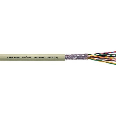 Lapp Twisted Pair Data Cable, 3 Pairs, 0.25 mm², 6 Cores, 24 AWG, Screened, 100m, Grey Sheath