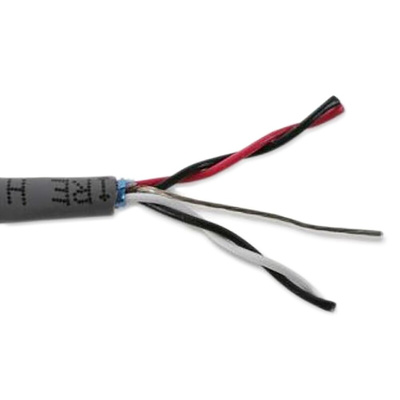 Alpha Wire Data Cable, 0.2 mm², 4 Cores, 22 AWG, Screened, 30m, Grey Sheath