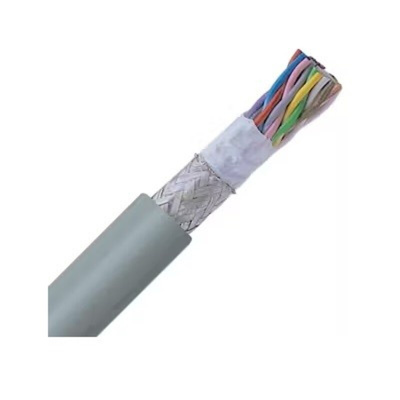 Lapp Twisted Pair Data Cable, 1 Pairs, 0.9 mm², 2 Cores, 18 AWG, Screened, Grey Sheath