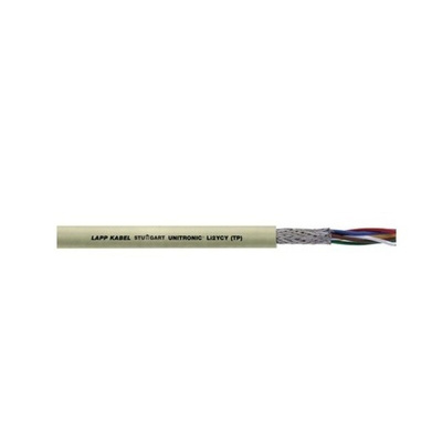 Lapp Twisted Pair Data Cable, 1 Pairs, 0.5 mm², 2 Cores, 20 AWG, Screened, 50m, Grey Sheath