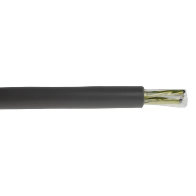 RS PRO Twisted Pair Data Cable, 3 Pairs, 0.33 mm², 6 Cores, 22 AWG, Screened, 50m, Grey Sheath