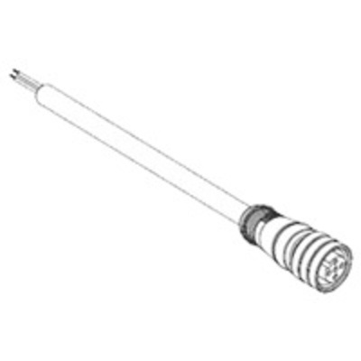 Brad from Molex Straight Female 4 way M12 to Unterminated Sensor Actuator Cable, 5m