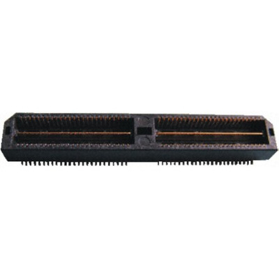 Samtec QTS Series Straight Surface Mount PCB Header, 50 Contact(s), 0.64mm Pitch, 2 Row(s), Shrouded