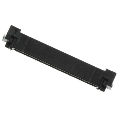 JAE KX15 Series Right Angle Surface Mount PCB Header, 60 Contact(s), 0.8mm Pitch, 2 Row(s), Shrouded