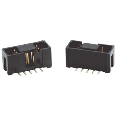 3M 2500 Series Straight Surface Mount PCB Header, 40 Contact(s), 2.54mm Pitch, 2 Row(s), Shrouded