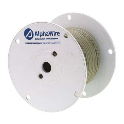 Alpha Wire Multicore Industrial Cable, 0.38 mm², 2 Cores, 22 AWG, Screened, 30m, Grey Sheath