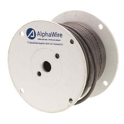 Alpha Wire Multicore Industrial Cable, 0.14 mm², 7 Cores, 26 AWG, Screened, 30m, Grey Sheath