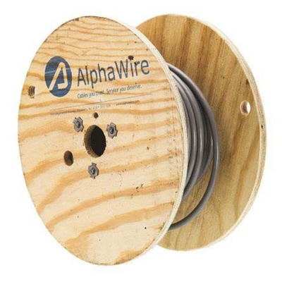 Alpha Wire Multicore Industrial Cable, 0.14 mm², 12 Cores, 26 AWG, Screened, 30m, Grey Sheath