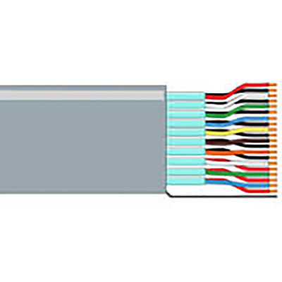 Belden Twisted Pair Data Cable, 19 Pairs, 0.33 mm², 38 Cores, 22 AWG, Screened, 30m, Chrome Sheath