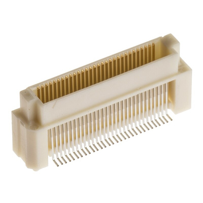 Hirose FunctionMAX FX8C Series Straight Surface Mount PCB Header, 60 Contact(s), 0.6mm Pitch, 2 Row(s), Shrouded
