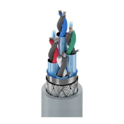 Belden Multipairs Multipair Industrial Cable, 4 Pairs, 0.23 mm², 24 AWG, Screened, 152m, Chrome Sheath