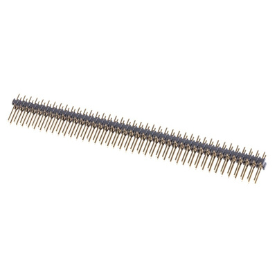 Stelvio Kontek 473 Series Straight Through Hole Pin Header, 80 Contact(s), 2.54mm Pitch, 2 Row(s), Unshrouded
