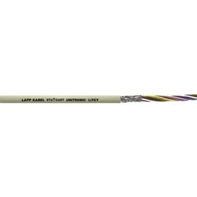 Lapp Multicore Data Cable, 0.25 mm², 2 Cores, 24 AWG, Screened, 100m, Grey Sheath