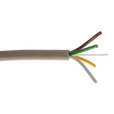 Lapp Multicore Data Cable, 0.5 mm², 4 Cores, 20 AWG, Unscreened, 100m, Grey Sheath