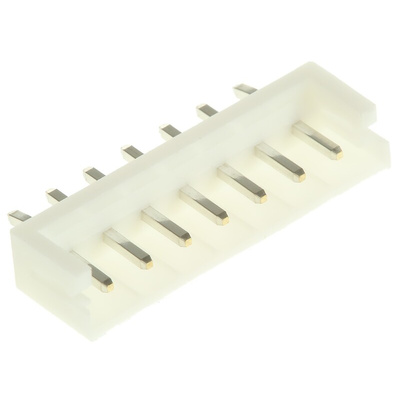 JST EH Series Straight Through Hole PCB Header, 7 Contact(s), 2.5mm Pitch, 1 Row(s), Shrouded