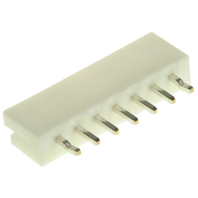 JST EH Series Straight Through Hole PCB Header, 7 Contact(s), 2.5mm Pitch, 1 Row(s), Shrouded