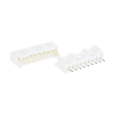 JST PA Series Straight Through Hole PCB Header, 9 Contact(s), 2.0mm Pitch, 1 Row(s), Shrouded