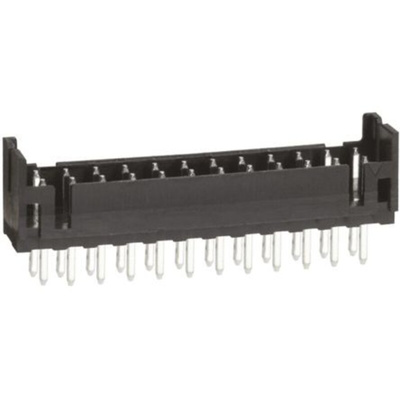 Hirose DF11 Series Straight Through Hole PCB Header, 24 Contact(s), 2.0mm Pitch, 2 Row(s), Shrouded