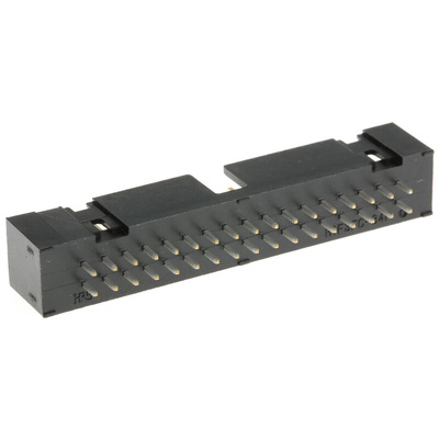 Hirose HIF3FC Series Straight Through Hole PCB Header, 34 Contact(s), 2.54mm Pitch, 2 Row(s), Shrouded