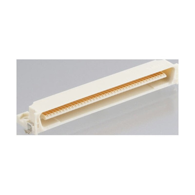 Hirose FX2 Series Right Angle Surface Mount PCB Header, 20 Contact(s), 0.64mm Pitch, 2 Row(s), Shrouded