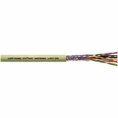 Lapp Twisted Pair Data Cable, 16 Pairs, 0.25 mm², 32 Cores, 24 AWG, Screened, 50m, Grey Sheath
