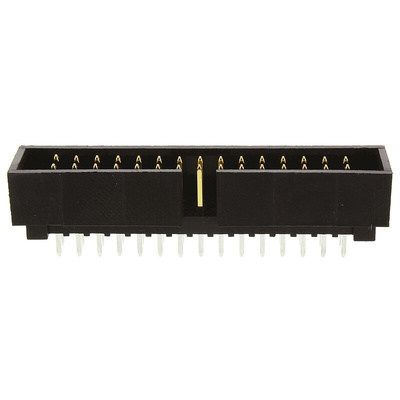 Molex C-Grid Series Straight Through Hole PCB Header, 30 Contact(s), 2.54mm Pitch, 2 Row(s), Shrouded